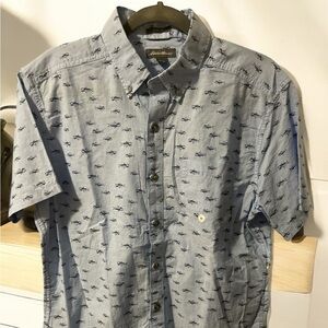 Eddie Bauer Baja Men’s Size Med Shirt - Blue NWT